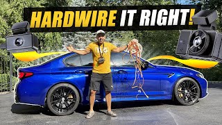 How To HARDWIRE a Dash Cam in a BMW F90 G80 G20 M3 M4 M5 M6 DIY [upl. by Neufer774]