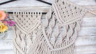 Macrame para iniciantes Decoração [upl. by Phail]