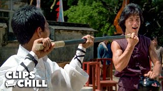 Jackie Chan vs The King of Bamboo  Drunken Master [upl. by Aicenra27]