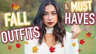 Fall Outfits amp Fall Must Haves Fall 2017 [upl. by Sybyl]