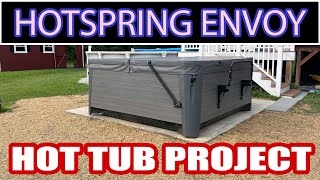 Our Mostly DIY Hot Tub Project HotSpring Envoy [upl. by Ordisy186]