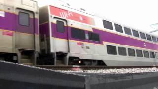 Commuter Rail Trains Outside of South Station [upl. by Joete]