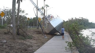 Hurricane Milton Aftermath In Tampa Bay FL [upl. by Arraeic721]