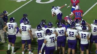 Football Highlights Weslaco High 24 Edinburg High 21 F [upl. by Noami928]