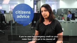 Prepayment meter debt and emergency credit with subtitles [upl. by Ednyl]