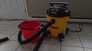 How To Vacuum Water With A Wet Dry Shop Vac [upl. by Maiocco]