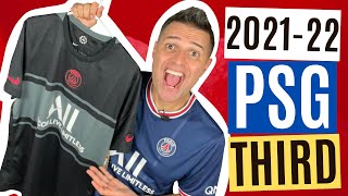 🔥 MODERN CLASSIC PSG 3rd SHIRT 🔥 Nike 202121 PSG Third Jersey  Review  Unboxing [upl. by Eissirk]