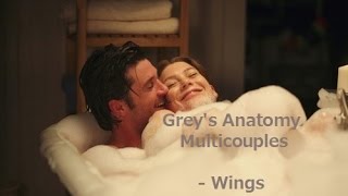 Greys Anatomy Multicouples  Wings [upl. by Ibba]