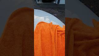 THAT DRYING TOWEL ABSORBTION carreview opel carwash detailing towel dry water fresh white [upl. by Constance]