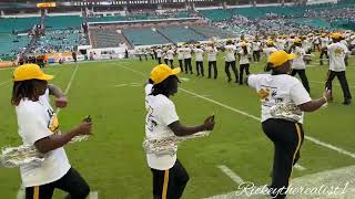 Alabama State University Marching Band 2024 Field Show  Orange Blossom Classic [upl. by Aerdnwahs]