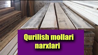 Qurilish mollariTaxtaGipsakartonTunukaDekor narxlari [upl. by Trotter]