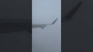 Landing 🛬 with Turbulence and Bad Weather  flightlanding aviation [upl. by Cirtap]