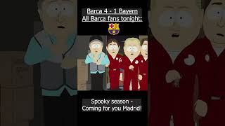 Barca 4  1 Bayern  All Barca fans reaction after tonights game  championsleague fcbarcelona [upl. by Ioyal221]