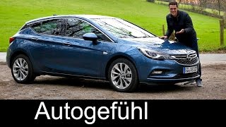 Vauxhall Opel Astra K FULL REVIEW test driven neu neuer allnew gen 2016  Autogefühl [upl. by Cranston]