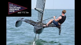 The Flying Mantis fast foiling trimaran  2 mins 20 secs [upl. by Cioffred159]