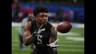 What to Know About Browns WR Prospect Treylon Burks After the Combine  Sports4CLE 3722 [upl. by Ignacius]