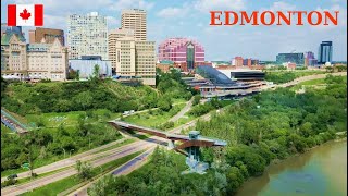 🇨🇦 Discover CANADA  EDMONTON Downtown Alberta  4K Canadian Travel video vlog [upl. by Ezarras]