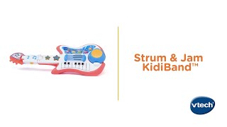 Strum amp Jam KidiBand  Demo Video  VTech® [upl. by Basilio]