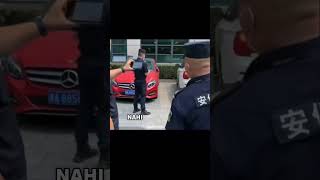 See how China police treat illegally parked cars  shorts [upl. by Consolata]