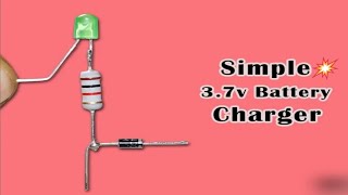 37v battery charger circuit diagram  Very Easy shorts [upl. by Keldon516]