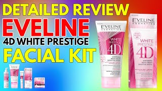 Eveline 4D White Prestige Facial Kit  Detailed Review [upl. by Dina536]