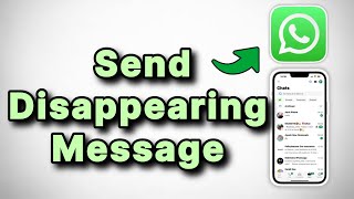 How to Send Disappearing Messages on WhatsApp [upl. by Zenia366]