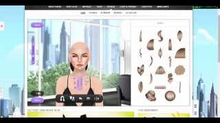 Stardoll  How To Make Easy Neck Mask tutorial [upl. by Valdes]