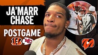 JaMarr Chase on Outburst at Officials REACTS to Bengals LOSS to Chiefs [upl. by Aicel]