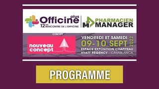 Programme intégral du salon Officine Plus 2022  Le Pharmacien Manager [upl. by Wakerly586]