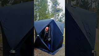 Roof top tent camping at Banff Canada [upl. by Ahsiat]