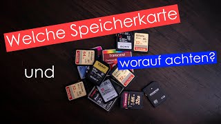 Welche Speicherkarten soll ich kaufen und worauf muss ich achten [upl. by Aubrette54]