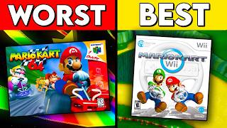 Ranking All 12 Mario Kart Games [upl. by Alyahc]