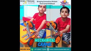 Mechanical Crane by Arunaditya holytrinityschoolipex4893 [upl. by Ynneg]