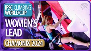 Lead Finals  Chamonix  Womens  2024 [upl. by Zaraf384]