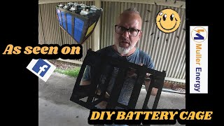 A cage for your DIY battery pack  Muller Energy [upl. by Nahpets]