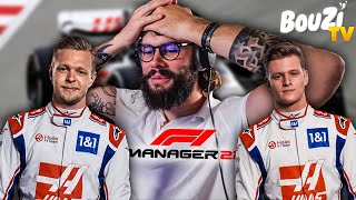 UNE PERFORMANCE INCROYABLE DES 2 PILOTES HAAS  F1 Manager 2022 [upl. by Corson]