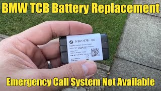 G02 BMW X4 TCB Battery Change Emergency Call System not available error [upl. by Aitropal]