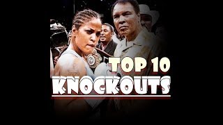 Laila Ali Top 10 Knockouts [upl. by Cecile569]