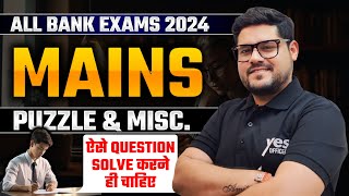 ✔ MAINS FOR RRB PO amp CLERK 2024  REASONING  ANKUSH LAMBA  BANKING CHRONICLE [upl. by Obeded636]