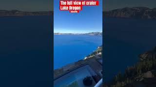 The full view of crater lake in Oregon craterLake [upl. by Aettam]