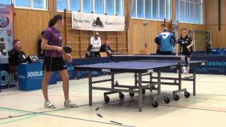 Tischtennis 2Bundesliga Damen TTC Optolyth Optik Wendelstein vs TTF Frankenthal 2013 9 [upl. by Iatnwahs]