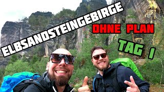 Wandern und boofen in der Sächsischen Schweiz  Ohne Plan ins Elbsandsteingebirge Teil 13 [upl. by Nur]