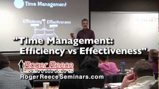 Time Management Efficiency vs Effectiveness [upl. by Yeneffit989]