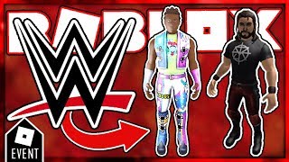 LEAKS ROBLOX WWE RTHRO PACKAGES  ROBLOX WWE EVENT 2019 [upl. by Narhem204]