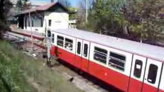 Cogwheel railway in Budapest  Fogaskerekű [upl. by Nospmis]