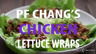 PF Changs Lettuce Wraps [upl. by Araek234]