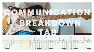 Led Zeppelin Communication Breakdown CoverGuitar Tab Tutorial Lesson [upl. by Nivlak]