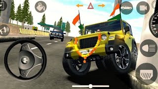 Dollar Song Modified Mahindra Yellow 💛 Thar👿  Indian Cars Simulator 3D Android Game is Live 3 [upl. by Irotal]