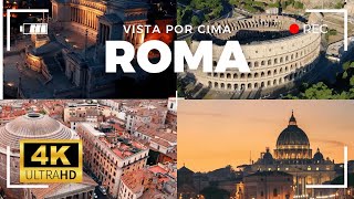 4K UHD  Roma vista por cima [upl. by Sessilu]