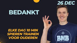 Dank voor jullie steun Korte Dagelijkse Training Voor Senioren [upl. by Ydnes]